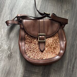 Brown Leather Crossbody Bag